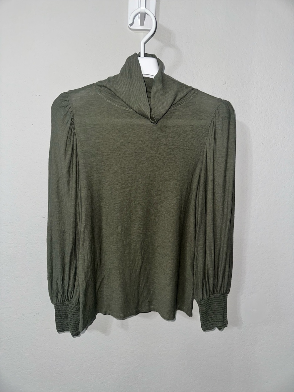NATION Los Angeles Olive Green Pima Cotton Tee